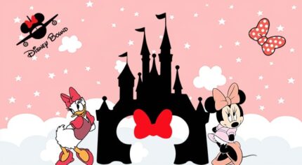 mickey mouse girl خلفية تصوير p-211