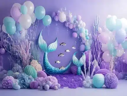 زهور ملونة | Colorful Flowers Backdrop