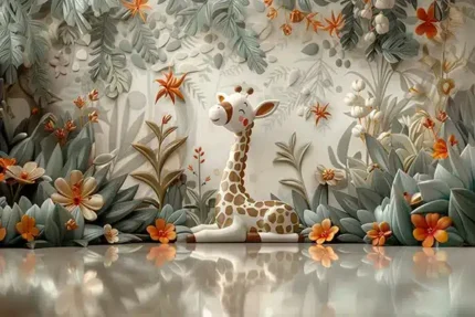 الزرافة المرحة – Playful Giraffe