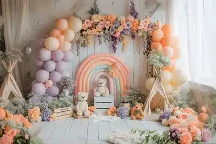 خلفية تصوير حلم الدمى – Teddy Dream Photography Backdrop