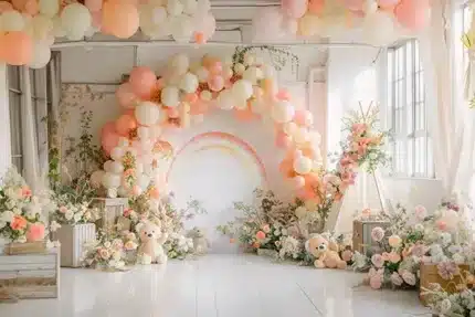 خلفية تصوير زهور وبهجة – Flowers & Joy Photography Backdrop