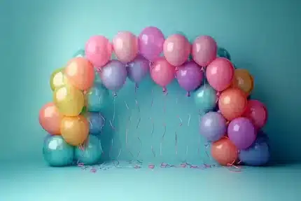 خلفية تصوير سحر البالونات – Balloon Magic Photography Backdrop