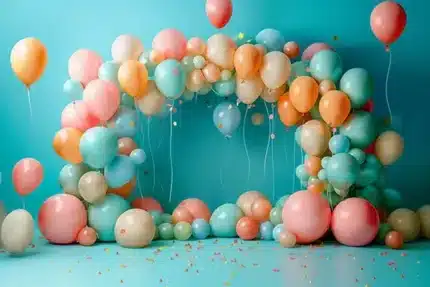 خلفية تصوير سحر البالونات – Balloon Magic Photography Backdrop