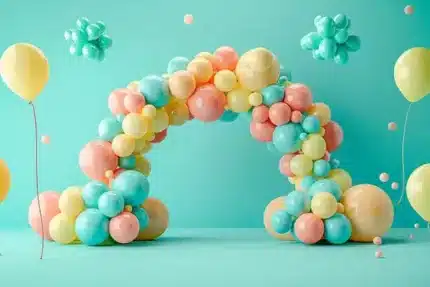 خلفية تصوير سحر البالونات – Balloon Magic Photography Backdrop