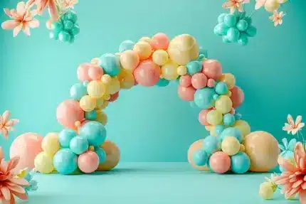 خلفية تصوير سحر البالونات – Balloon Magic Photography Backdrop