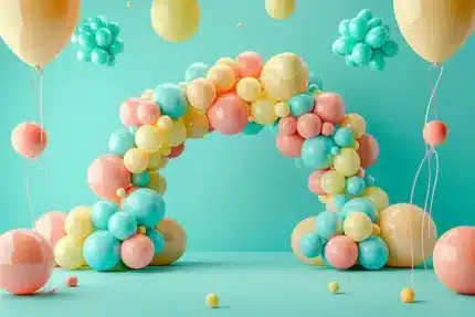 خلفية تصوير سحر البالونات – Balloon Magic Photography Backdrop
