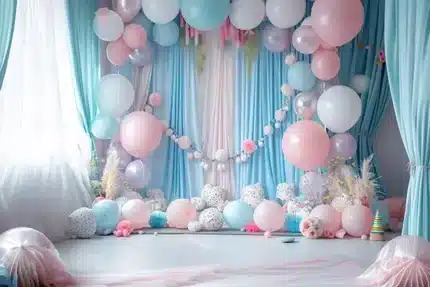 خلفية تصوير سحر البالونات – Balloon Magic Photography Backdrop