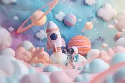خلفية تصوير فضاء – Space Photography Backdrop