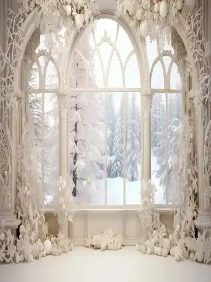 خلفية قصر الثلج – Snow Palace Backdrop