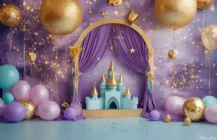 أقواس بنفسجية | Purple Arch Backdrop