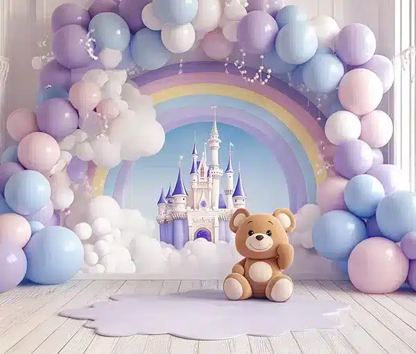 A- (599) خلفية عالم ديزني – Disney World Backdrop - الصورة 1