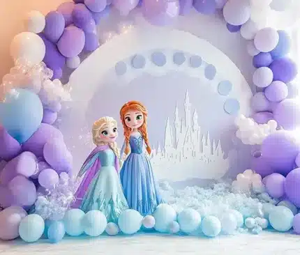خلفية فروزن الاحتفالية – Frozen Celebration Backdrop