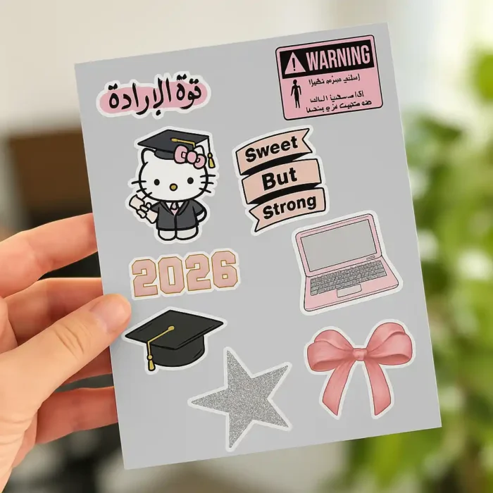 ⁦ستيكر شيت - STICKER SHEET A6⁩ - الصورة ⁦2⁩