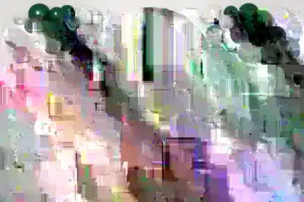 خلفية أطفال A-22 - ملعب كرة قدم مع مرمى وبالونات