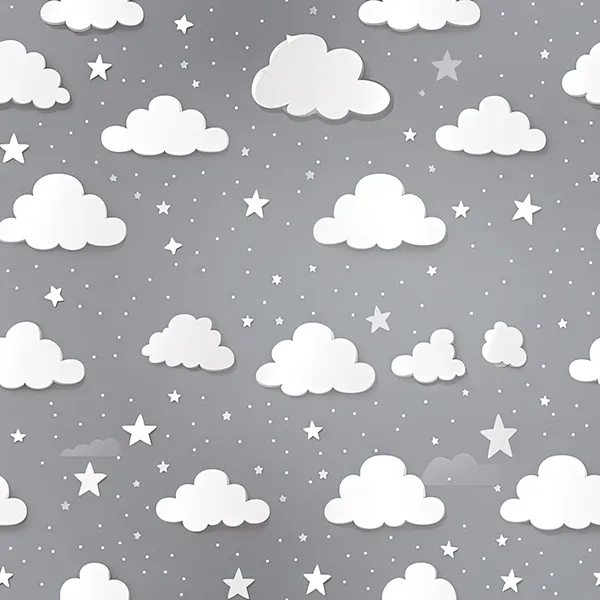 A-265.webp غيوم ونجوم بيضاء على خلفية رمادية