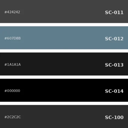 باقة الرمادي الداكن والأسود — خلفيات سادة SC-011 SC-012 SC-013 SC-014 SC-100