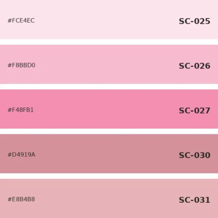 باقة الوردي الناعم — خلفيات سادة SC-025 SC-026 SC-027 SC-030 SC-031