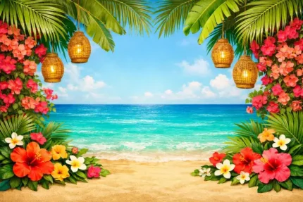 خلفية كلاسيكية A-3191 - جدار زهري أنيق مع ورود