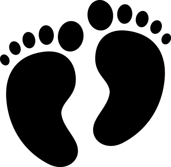 Baby Footprint FIG-080-0001-600 Baby Footprint FIG-080 – بصمة طفل - الصورة 1