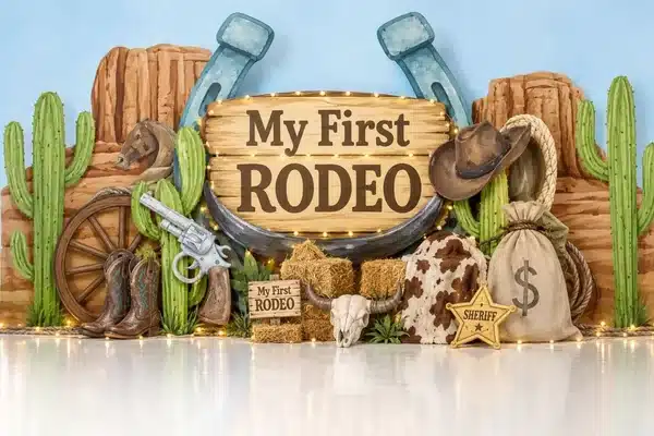 A-4766-600 My First RODEO غرب#4766 – My First RODEO Western - الصورة 1
