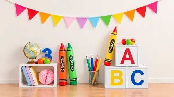 A-4823-600 كراسونات و ABC رجوع للمدرسة#4823 – Crayons ABC Back to School - الصورة 1