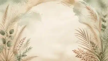 خلفية أقواس بوهو نباتية – Boho Botanical Arch Backdrop