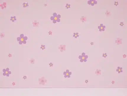 خلفية زهور وردية وبنفسجية متناثرة – Sparse Pink Purple Floral Backdrop