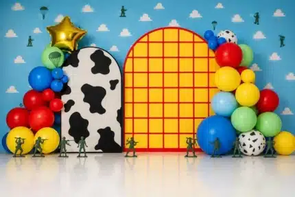 خلفية بالونات زرقاء وسماوي – blue-sky-balloons-4883