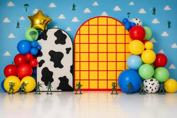 ⁦خلفية بالونات زرقاء وسماوي – blue-sky-balloons-4883⁩ - الصورة ⁦1⁩